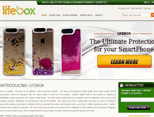 Tablet Screenshot of lifeboxcase.com